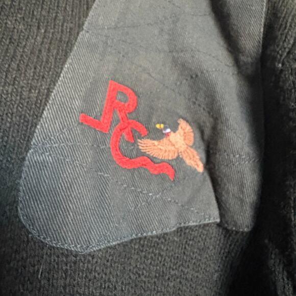 Vintage Beretta Wool Shooting Sweater Lambswool Half Zip Fieldwear GORPCORE - Picture 4 of 10